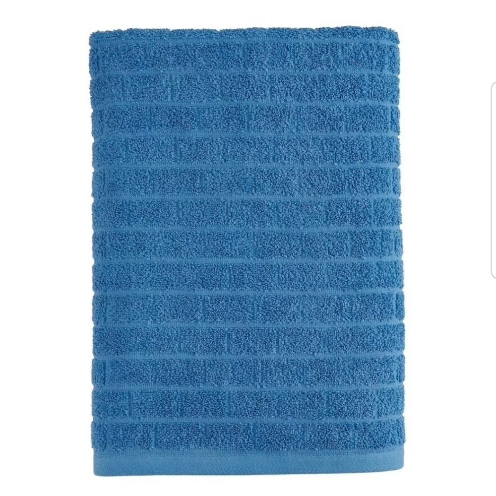 The Big One Colorstay Textured Towel -Blue